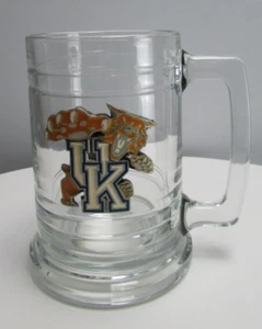 University of Kentucky Drinking Glass Wildcats NCAA Vintage Barware Tumbler UK - Picture 1 of 6