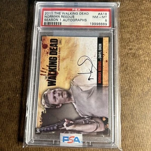 2011 Cryptozoic The Walking Dead Norman Reedus Autographs Auto Daryl Dixon PSA 8 - Bild 1 von 2