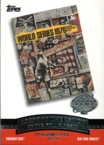 2004 Topps Fall Classic Covers #FC1976 1976 World Series Cincinnati Reds BX 50C - Picture 1 of 2