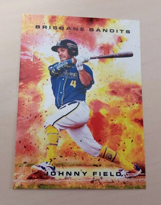 2020/21 Brisbane Bandits JOHNNY FIELD - INSERT - Tampa Bay Rays, Minnesota Twins - Image 1 of 2