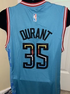 Camiseta deportiva usada de Kevin Durant #35 azul claro de los Phoenix Suns 2023 talla 50 grande para hombre - Imagen 1 de 4