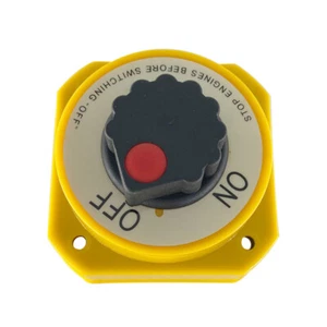 1PCS Nylon Boat 2 Positions Waterproof Lsolator Selector Battery Rotary Switch - Picture 1 of 6