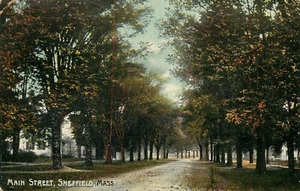 Postkarte Massachusetts Sheffield Main Street geteilt 1907 - Bild 1 von 2