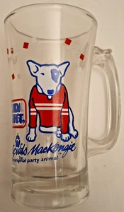 Vintage Spuds Mackenzie Bud Light 5 1/2" Glass Beer Mug 1987 Free Shipping - Picture 1 of 1