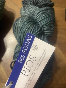 Hilo Malabrigo Ríos ~ 100% Lana Merino Superwash ~ #855 - AGUAS - Imagen 1 de 4