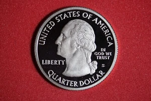 2009 S PROOF SILVER "DISTRICT OF COLUMBIA" WASHINGTON QUARTER #K52839 - Picture 1 of 2