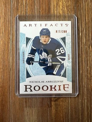 2022-23 UD ARTIFACTS NICHOLAS ABRUZZESES.P. ROOKIE  077/299 TORONTO - Image 1 of 2