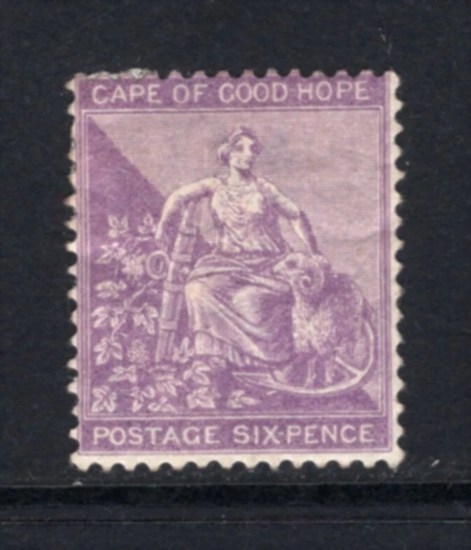 Cape of Good Hope 1877 "Hope" 6p Wmk "CC" Mint #18 CV$235 - Image 1 of 1