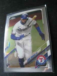 LEODY TAVERAS 2021 Topps Chrome #146 Texas Rangers Rookie RC NICE! - Picture 1 of 2