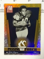 Gayle Sayers PASSING THE TORCH serial #’d /800 2002 Donruss Elite #pt3 Bears