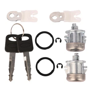 Door Lock Cylinder & Keys Fits For Ford F350 F150 F250 Super Duty 7C3Z1521990A - Picture 1 of 8