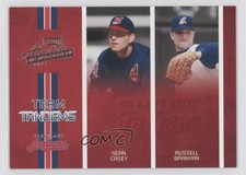 2005 Playoff Absolute Memorabilia Team Tandems /250 Sean Casey Russell Branyan