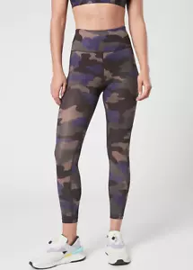 ATHLETA XXS Ultimate Stash Bolsillo Estampado 7/8 Apretado XXS Camuflaje Mantra Azul Nuevo con Etiquetas - Imagen 1 de 5