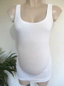 SERAPHINE MATERNITY & NURSING WHITE VEST CAMISOLE TOP SIZE XS 6-8 - Picture 1 of 3