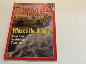 Time Magazine August 1987 Where's Beach America's Vanishing Coastline FL S - Picture 1 of 3
