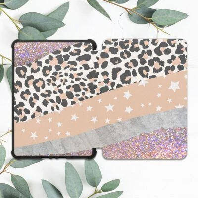 Abstract Art Stripes Leopard Case For All-new Kindle 10th Gen Kindle Paperwhite - Image 1 of 3