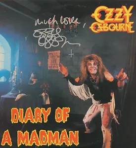 OZZY OSBOURNE Signed 'Diary Of A Madman' Photograph - Rock Singer 5"x5" reprint - Picture 1 of 1