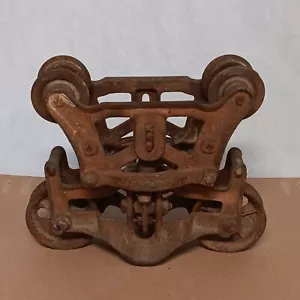 Royal Hay Trolley Barn Pulley - Free Turning Wheels Pulley and Mechanisms - Picture 1 of 12
