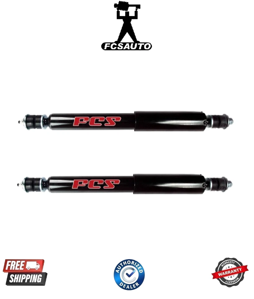 2 Rear Suspension Shock Absorber FCS 343329 fits Ford Mustang II 1974 Sedan - Image 1 of 1