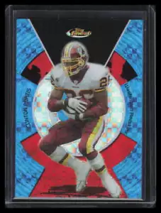 2005 Finest Blue Xfractor 34 Clinton Portis 131/150 - Bild 1 von 2