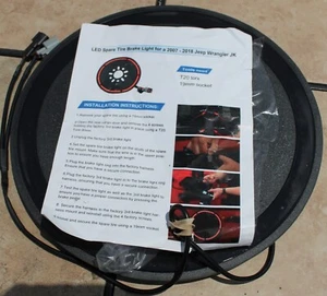 Jeep Wrangler LED Spare Tire Rear Wheel  3rd Brake Tail Light JK TJ 2007-2018 - Bild 1 von 3