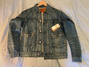 RRL Type II Denim Jacket Selvedge Size Small Vintage Indigo Fade - Picture 1 of 15