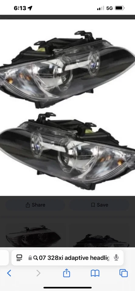 Faro adaptativo lado pasajero bmw 328xi 07 Foto 1 de 1