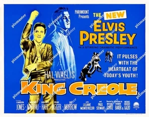 ELVIS PRESLEY KING CREOLE 1958 11 x 14 BRITISH QUAD POSTER LOBBY CARD BQ - Picture 1 of 1