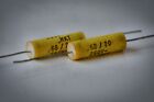 2x 0.68uF 680nf 250V Polyester MKT Axial Capacitors for Marshall amp