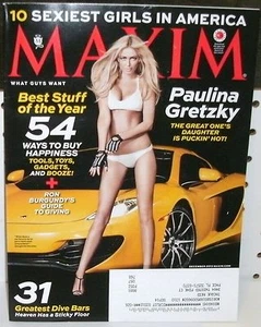 MAXIM - DECEMBER 2013 - PAULINA GRETZKY - Picture 1 of 1
