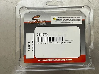 Kit de cojinete de rueda trasera All Balls Racing 25-1273 para motocicletas KTM NUEVO CON CAJA Foto 1 de 4