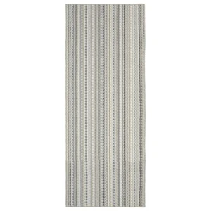 Carnival Stripe Non-Slip Recycled 3' x 8' Random Earthtone Stripes Area Rug –... - Picture 1 of 5