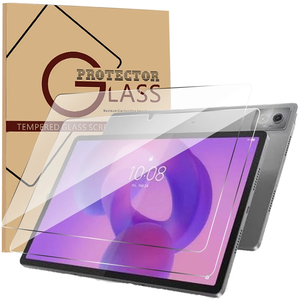 Protector de pantalla de vidrio templado Lenovo Idea Tab Plus 12.1 / Tab K12 9H HD paquete de 2 Foto 1 de 4