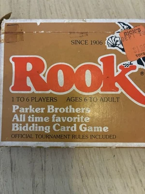 Vintage Rook Bidding Card Game Parker Brothers 1978 Family Fun Cards - Image 1 of 4