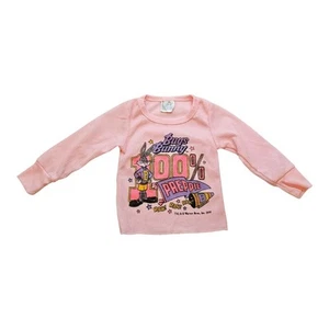 Top Térmico Young Stars Bugs Bunny Niñas Pequeñas 2T De Colección Rosa Años 90 Estampado Gráfico - Imagen 1 de 5
