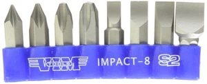 Vim Tools Impact-8 Impact Quality S2 Bit Set - 8 Piece - Picture 1 of 1