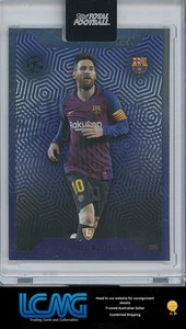 2025 Topps Total Football UEFA Lionel Messi Blue /50 Barcelona Limited Edition - Bild 1 von 1