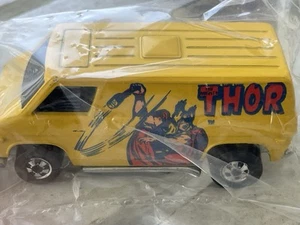 Hot Wheels Vintage BW 1974 Super Van Thor Marvel Yellow Hong Kong - Picture 1 of 5
