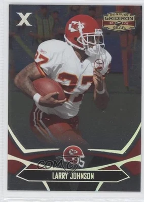 2008 Donruss Gridiron Gear Silver X's /250 Larry Johnson #50 - Image 1 of 2