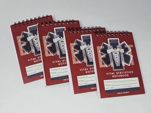 4 PACK EMT/FIRST RESPONDER PROFESSIONAL VITAL STATISTICS NOTEBOOK - Picture 1 of 2