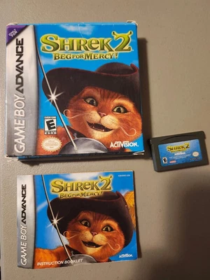 Shrek 2: Beg for Mercy (Nintendo Game Boy Advance, 2004) CIB - Image 1 of 4