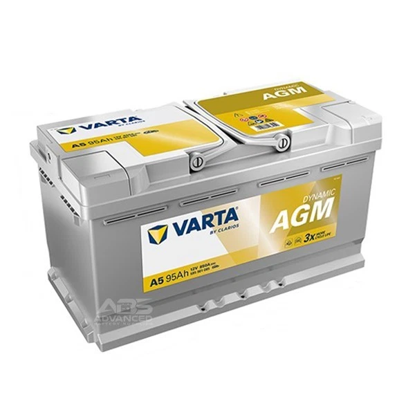 Varta A5 Start-Stop Battery - AGM 019 Type - 95ah 850cca 12v - Image 1 of 4