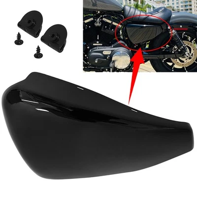 Left Battery Side Cover For Harley Sportster XL 883 1200 Forty Eight 2014-2022 Foto 1 de 4