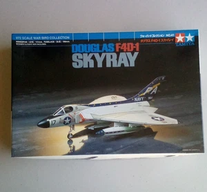 Tamiya 60741 1/72 Scale Fighter Aircraft Model Kit U.S.N Douglas F4D-1 Skyray - Picture 1 of 12