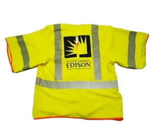 Southern California Edison Co. Employee Work HI VIZ SICHERHEITSWESTE USA Made Shirt - Bild 1 von 12