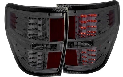Anzo 311170 Chrome Smoke Lens LED Tail Lights Red / White for 09-14 Ford F150 - Image 1 of 4