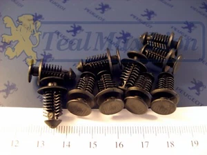 10er Set Klammern Befestigung Pavillonverkleidung (Dachhimmel) Peugeot 505 - Bild 1 von 2