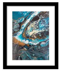Fine Art Print - 200 x 287 mm auf 300 g/m² A4 Papier - Blue Lagoon - Bild 1 von 4