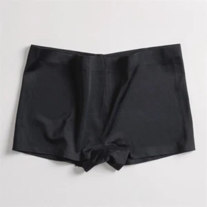 Female Underwear Women Safety Pant Short Ice Silk Short Underpant Seamless - Picture 1 of 9