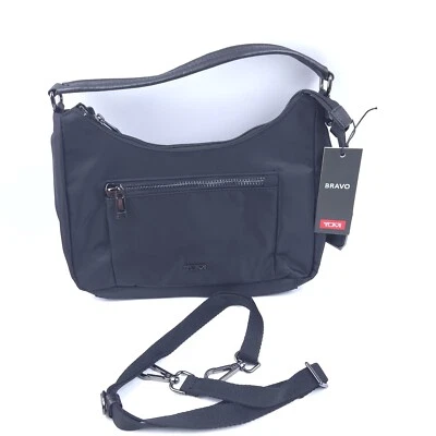 NEW Tumi Voyageur ADELAIDE Hobo Crossbody Shoulder Bag - BLACK GUNMETAL - Image 1 of 4